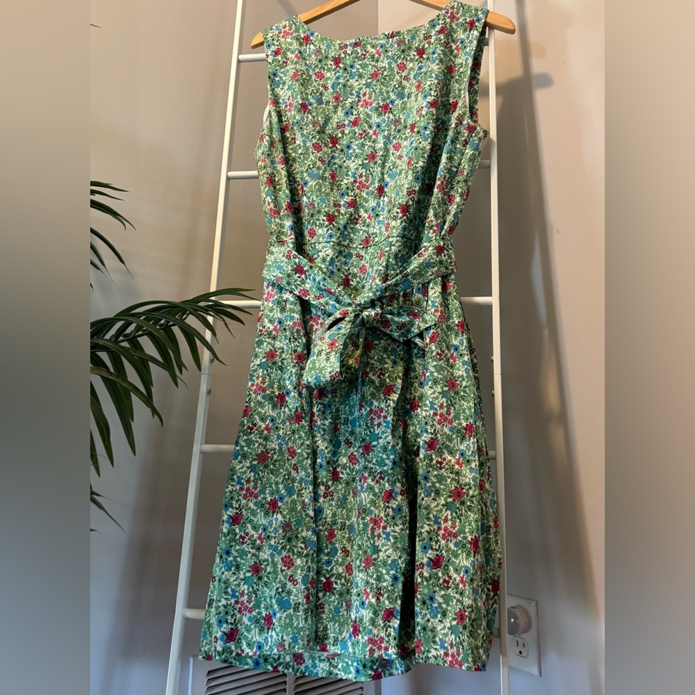 Anne Klein Green Floral Dress - Picture 13 of 16